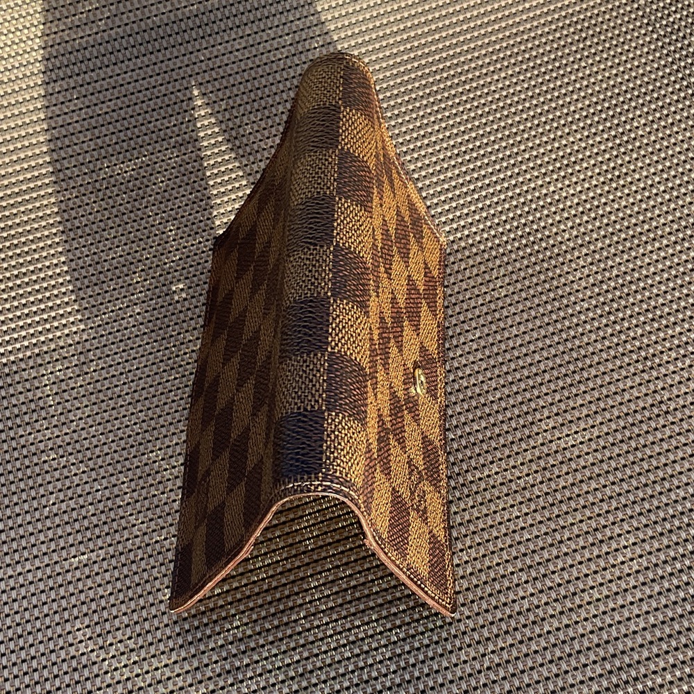 Louis Vuitton Agenda PM Ebene Planner with Gold Accents - Picture 10 of 13